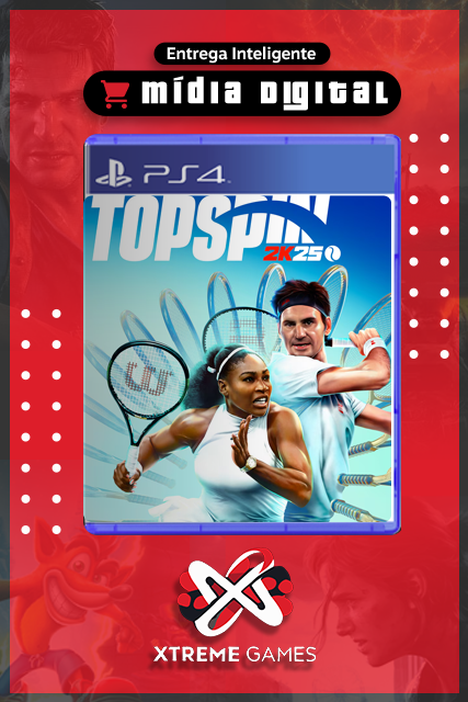 TOPSPIN 2K25 PS4 | MÍDIA DIGITAL