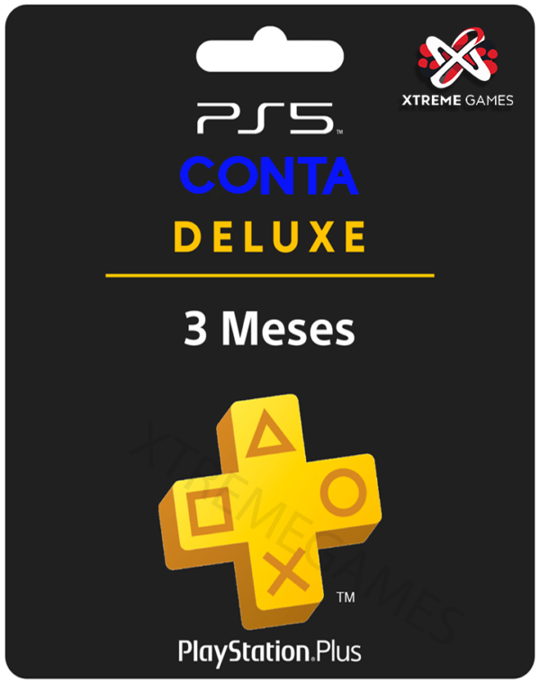 PLAYSTATION PLUS 03 MESES DELUXE PS5 | MÍDIA DIGITAL